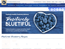 Tablet Screenshot of blueberrycouncil.org
